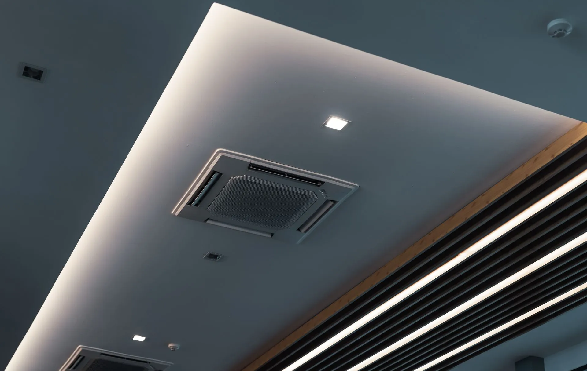 Clean ceiling fan and lights in a home